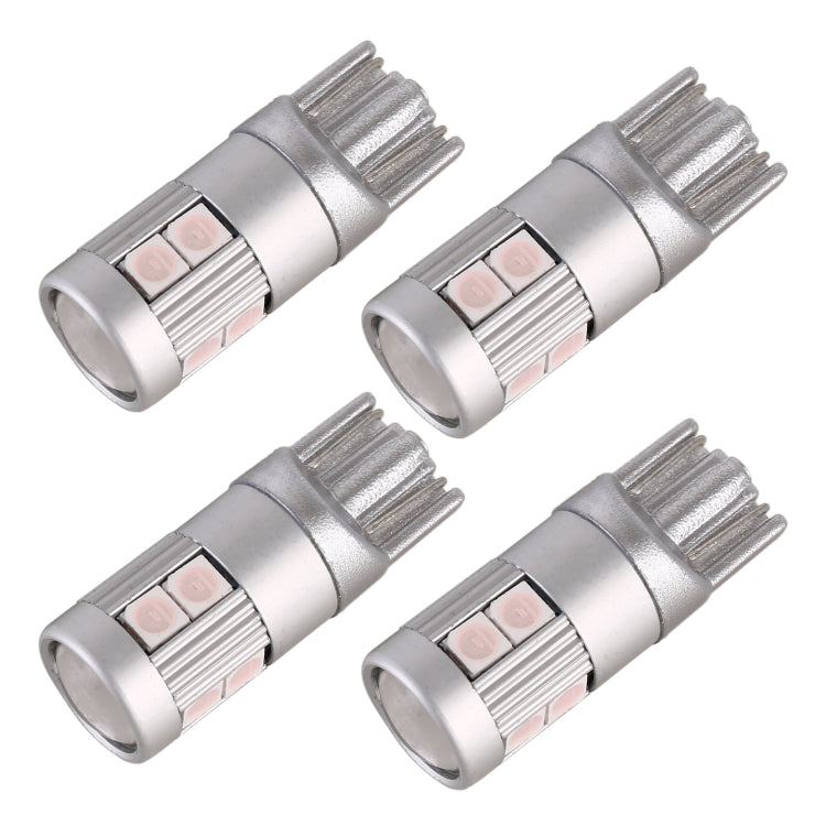 4 pezzi T10 DC12V / 2W Luce di ingombro per auto 9 LED SMD-3030 Perline lampada, 9LEDs SMD-3030 (Ice Blue Light), 9LEDs SMD-3030 (Blue Light), 9LEDs SMD-3030 (Pink Light), 9LEDs SMD-3030 (Red Light), 9LEDs SMD-3030 (White Light)                        ...