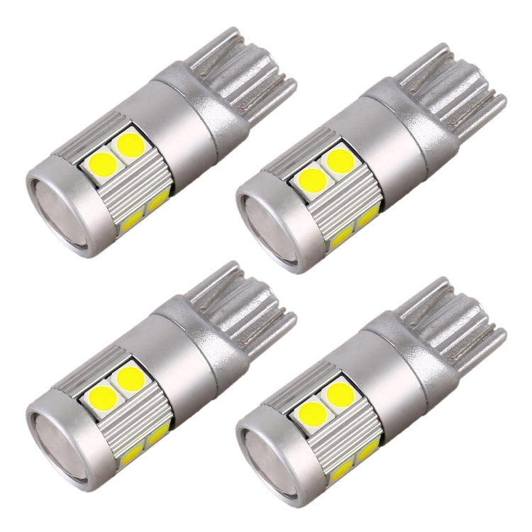 4 lampadine T10 9 LED SMD-3030 12V per luce ingombro auto
