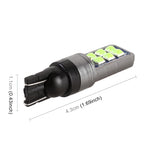 4 PZ T10 DC12V / 4W Luce di ingombro per auto 12 LED SMD-3030 Perline lampada, 12LEDs SMD-3030 (Ice Blue Light), 12LEDs SMD-3030 (Blue Light), 12LEDs SMD-3030 (Pink Light), 12LEDs SMD-3030 (Green Light), 12LEDs SMD-3030 (Red Light)                     ...