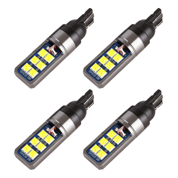4 PZ T10 DC12V / 4W Luce di ingombro per auto 12 LED SMD-3030 Perline lampada, 12LEDs SMD-3030 (Ice Blue Light), 12LEDs SMD-3030 (Blue Light), 12LEDs SMD-3030 (Pink Light), 12LEDs SMD-3030 (Green Light), 12LEDs SMD-3030 (Red Light)                     ...