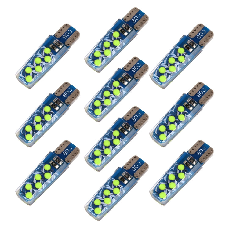 10 pezzi T10 DC12V / 1,2 W Luce di ingombro per auto 12 LED COB Perline lampada, 12LEDs COB (Ice Blue Light), 12LEDs COB (Blue Light), 12LEDs COB (Pink Light), 12LEDs COB (Green Light), 12LEDs COB (Red Light), 12LEDs COB (White Light)                  ...