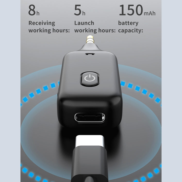 Trasmettitore ricevitore Bluetooth per auto A60 3 in 1 3.5AUX Chiamata in vivavoce, A60