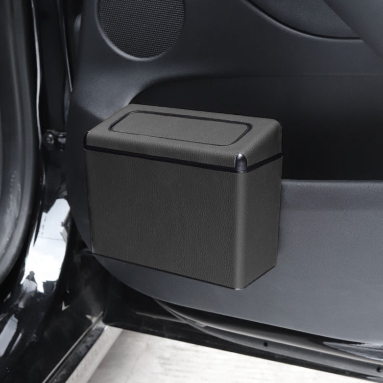 Contenitore per accessori interni di grande capacità con pattumiera in plastica per auto