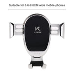 LINGKE Porta cellulare a gravità con presa d'aria per auto, Air Outlet  Phone Holder