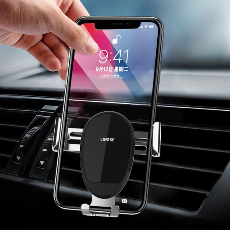 LINGKE Porta cellulare a gravità con presa d'aria per auto, Air Outlet  Phone Holder