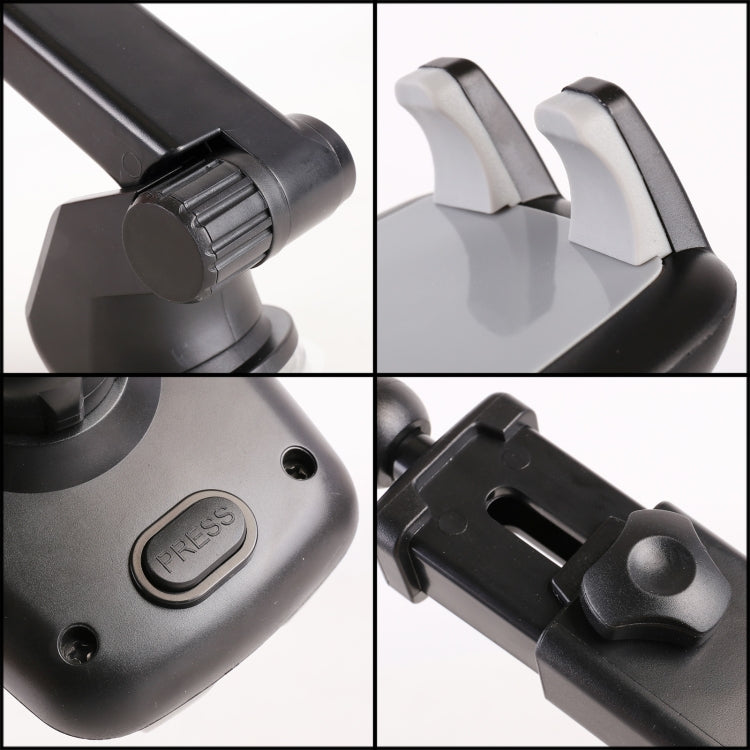 Supporto di controllo centrale per telefono cellulare multifunzionale telescopico automatico a 360 gradi per auto, Mobile Phone Central Control Holder