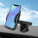 Supporto di controllo centrale per telefono cellulare multifunzionale telescopico automatico a 360 gradi per auto, Mobile Phone Central Control Holder