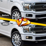 Fendinebbia anteriore modificato speciale per auto da 1 paio per la versione americana Ford F150 2015-2016, For Ford F150 2015-2016