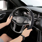 Coprivolante universale per auto in pelle scamosciata
