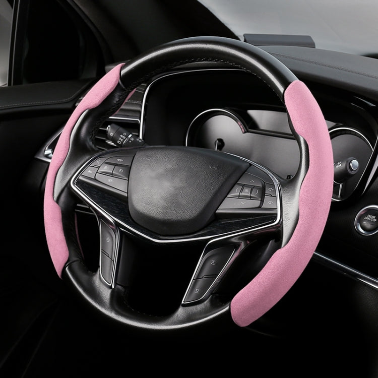 Coprivolante universale per auto in pelle scamosciata
