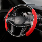 Coprivolante universale per auto in pelle scamosciata