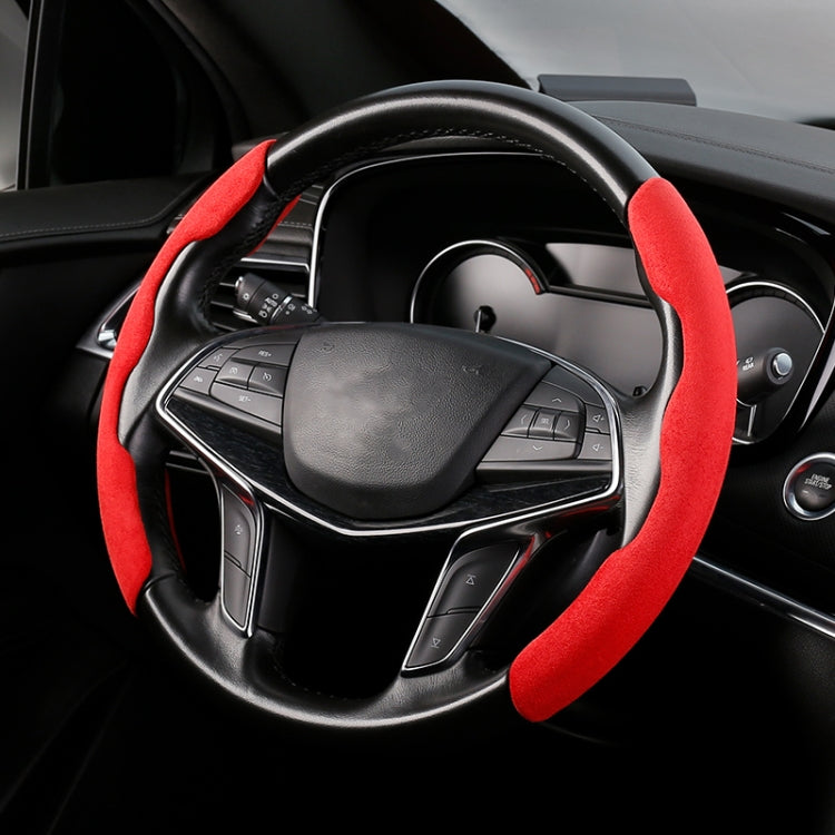 Coprivolante universale per auto in pelle scamosciata