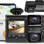 Z30 WiFi Doppia lente HD 2160P Visione notturna senza luce Registratore di guida panoramico a 360 gradi, versione GPS, Z30 GPS Version