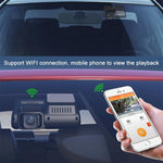 Z30 WiFi Doppia lente HD 2160P Visione notturna senza luce Registratore di guida panoramico a 360 gradi, versione GPS, Z30 GPS Version