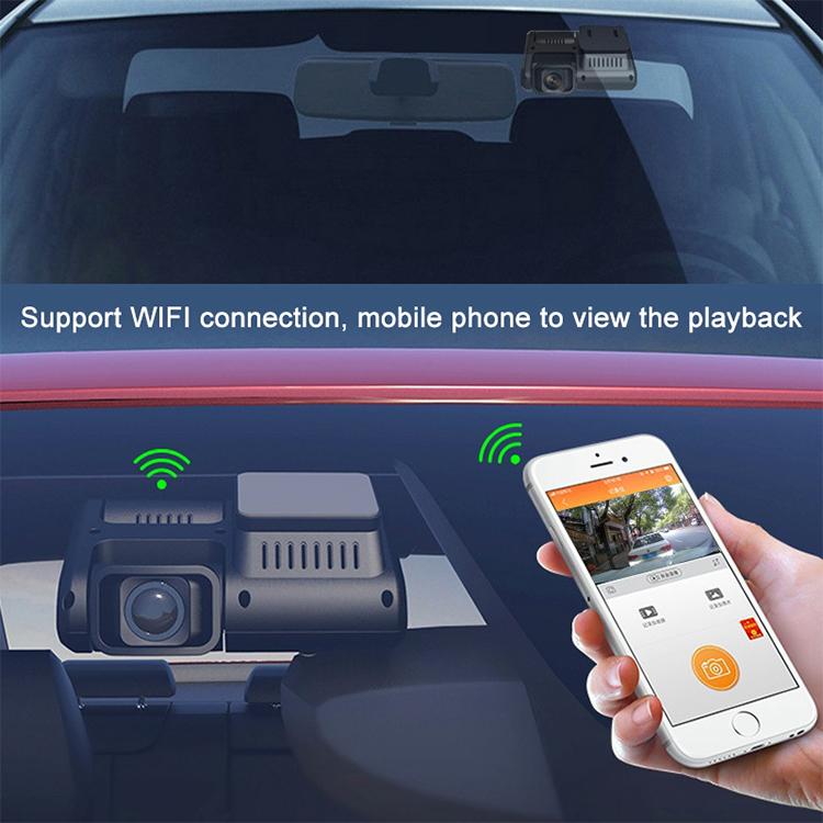 Z30 WiFi Doppia lente HD 2160P Visione notturna senza luce Registratore di guida panoramico a 360 gradi, versione GPS, Z30 GPS Version
