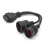 Cavo adattatore diagnostico per auto femmina J1708 J1939 da 6 pin 9 pin a OBD2 16 pin, 6Pin 9Pin to OBD2
