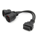 Cavo adattatore diagnostico per auto femmina J1708 J1939 da 6 pin 9 pin a OBD2 16 pin, 6Pin 9Pin to OBD2