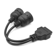 Cavo adattatore diagnostico per auto femmina J1708 J1939 da 6 pin 9 pin a OBD2 16 pin, 6Pin 9Pin to OBD2