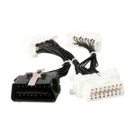 Cavo diagnostico per auto ELM327 OBD2 da 16 pin maschio a 3 femmine, 16Pin Male to 3 Female