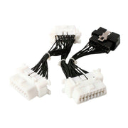 Cavo diagnostico per auto ELM327 OBD2 da 16 pin maschio a 3 femmine, 16Pin Male to 3 Female