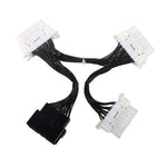 Cavo diagnostico per auto ELM327 OBD2 da 16 pin maschio a 3 femmine, 16Pin Male to 3 Female
