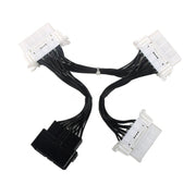Cavo diagnostico per auto ELM327 OBD2 da 16 pin maschio a 3 femmine, 16Pin Male to 3 Female