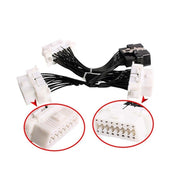 Cavo diagnostico per auto ELM327 OBD2 da 16 pin maschio a 3 femmine, 16Pin Male to 3 Female