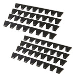Kit protezione paraurti modificato per auto nero, Black