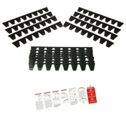 Kit protezione paraurti modificato per auto nero, Black