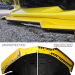 Kit protezione paraurti modificato per auto nero, Black