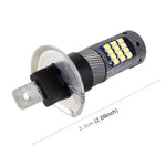 1 paio di fendinebbia LED per auto H1 DC12V/5W con perline lampada SMD-2016 da 42 LED, H1 (Ice Blue Light), H1 (White Light), H1 (Yellow Light)