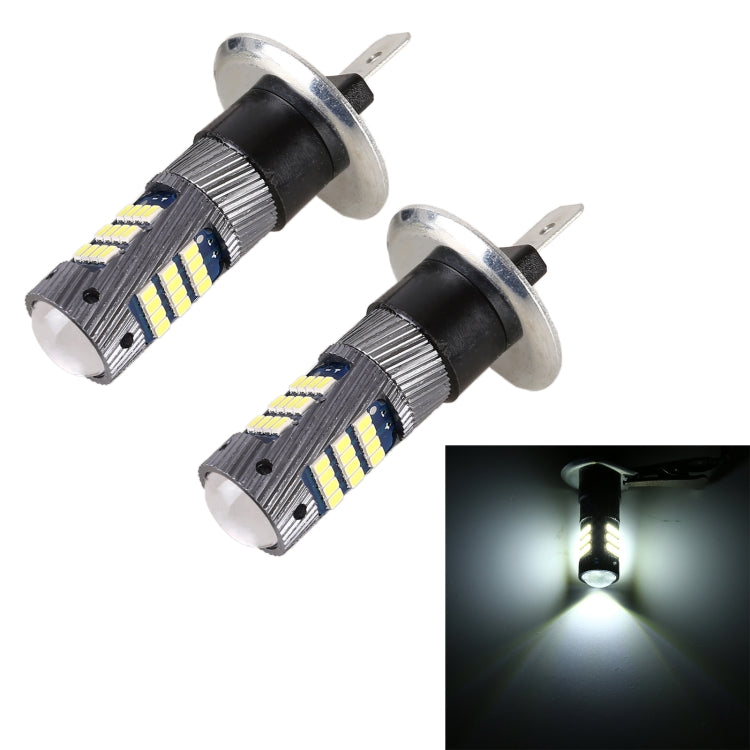 1 paio di fendinebbia LED per auto H1 DC12V/5W con perline lampada SMD-2016 da 42 LED, H1 (Ice Blue Light), H1 (White Light), H1 (Yellow Light)