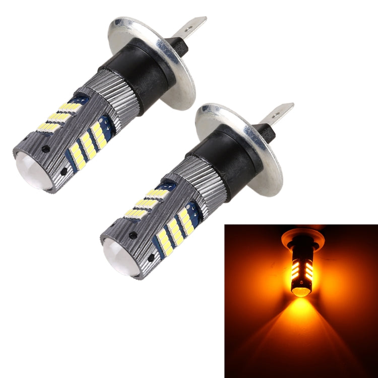 1 paio di fendinebbia LED per auto H1 DC12V/5W con perline lampada SMD-2016 da 42 LED, H1 (Ice Blue Light), H1 (White Light), H1 (Yellow Light)