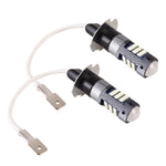 1 paio di fendinebbia LED per auto H3 DC12V/5W con perline lampada SMD-2016 da 42 LED, H3 (Ice Blue Light), H3 (White Light), H3 (Yellow Light)