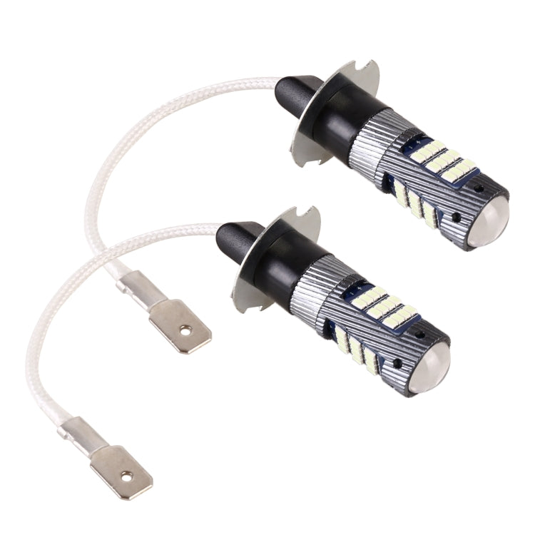 1 paio di fendinebbia LED per auto H3 DC12V/5W con perline lampada SMD-2016 da 42 LED, H3 (Ice Blue Light), H3 (White Light), H3 (Yellow Light)