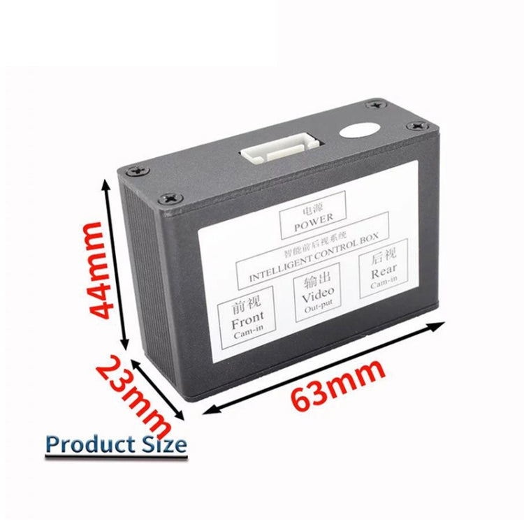 Telecamera per punto cieco destro dell'auto, commutazione dell'immagine di retromarcia, scatola di controllo bidirezionale per vista anteriore e posteriore, Two-way Control Box