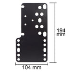 Piastra adattatrice staffa freno a mano USB per simulazione