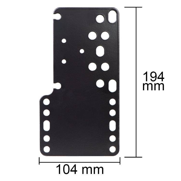 Piastra adattatrice staffa freno a mano Drift USB lineare per simulazione di gioco di corse universale, Bracket Adapter Plate