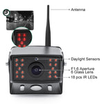 PZ710-W Monitor digitale a schermo diviso per retrovisione wireless da 7 pollici per auto con quattro registrazioni, Four Record