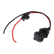 Connettore presa accendisigari per auto femmina con coperchio, Connector with Cover