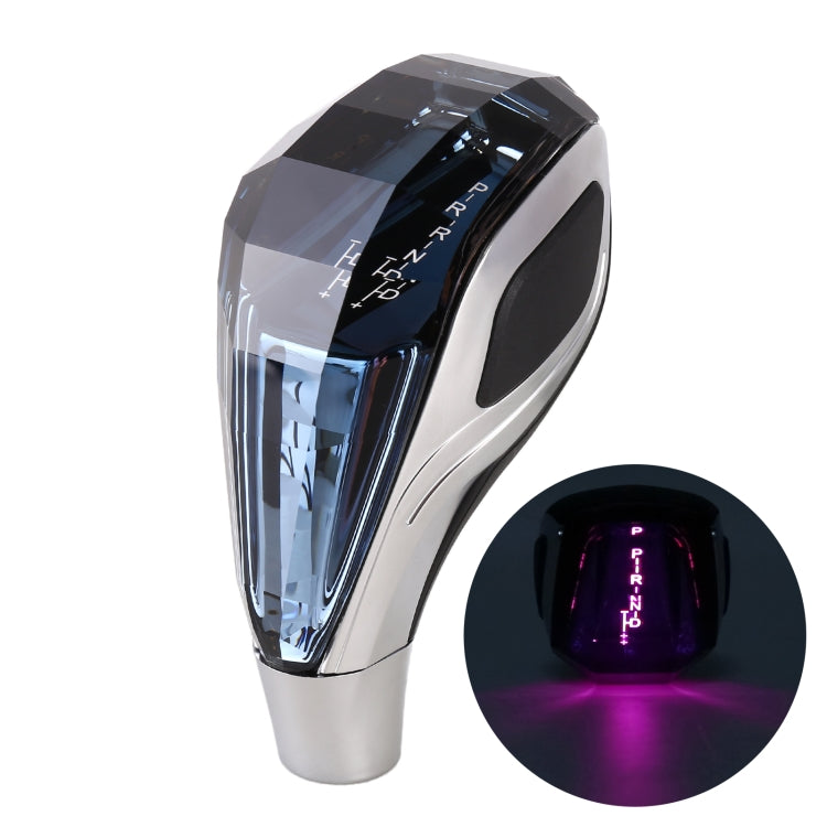 Pomello del cambio in cristallo colorato con ricarica USB universale per auto, Crystal Gear Shift Knob