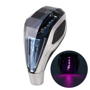 Pomello del cambio in cristallo colorato con ricarica USB universale per auto, Crystal Gear Shift Knob