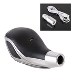 Pomello del cambio in cristallo colorato con ricarica USB universale per auto, Crystal Gear Shift Knob