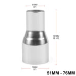 Giunto per tubo di scarico modificato per auto da 51-76 mm, 51-76mm