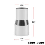 Giunto per tubo di scarico modificato per auto da 63-76 mm, 63-76mm