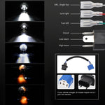 Fari a LED sfumati Matrix per auto da 7 pollici per Jeep Wrangler, 7 inch Matrix