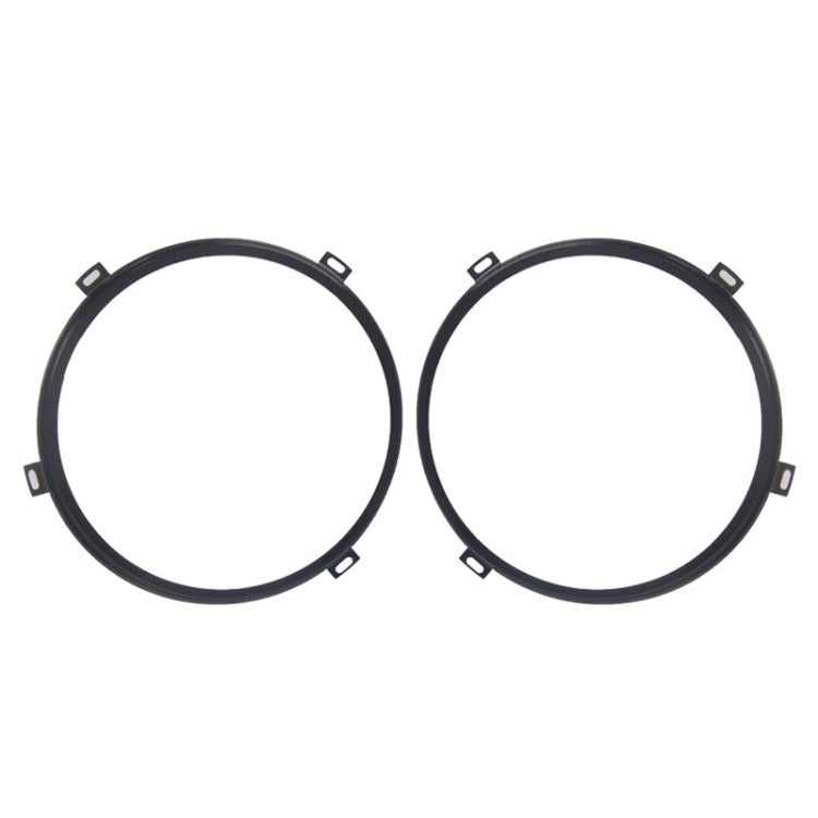 Staffa esterna in metallo per faro da 1 paio da 7 pollici per Jeep Wrangler JK 2007-2017, Metal Outside