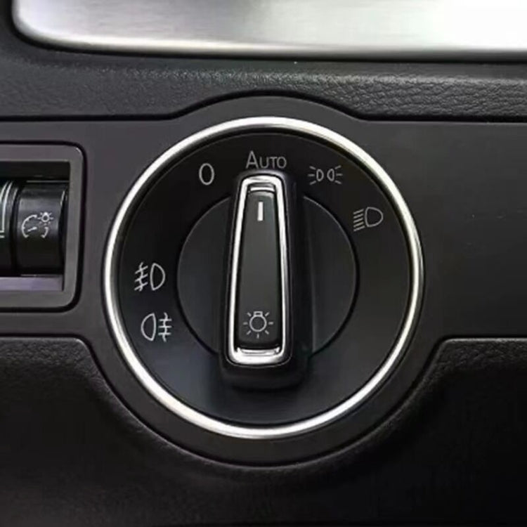 Anello decorativo per interruttore fari auto per Volkswagen Golf