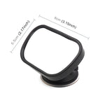 Specchietto retrovisore per osservazione del seggiolino di sicurezza per bambini da auto da 2 pezzi, Safety Seat Viewing Rearview Mirror