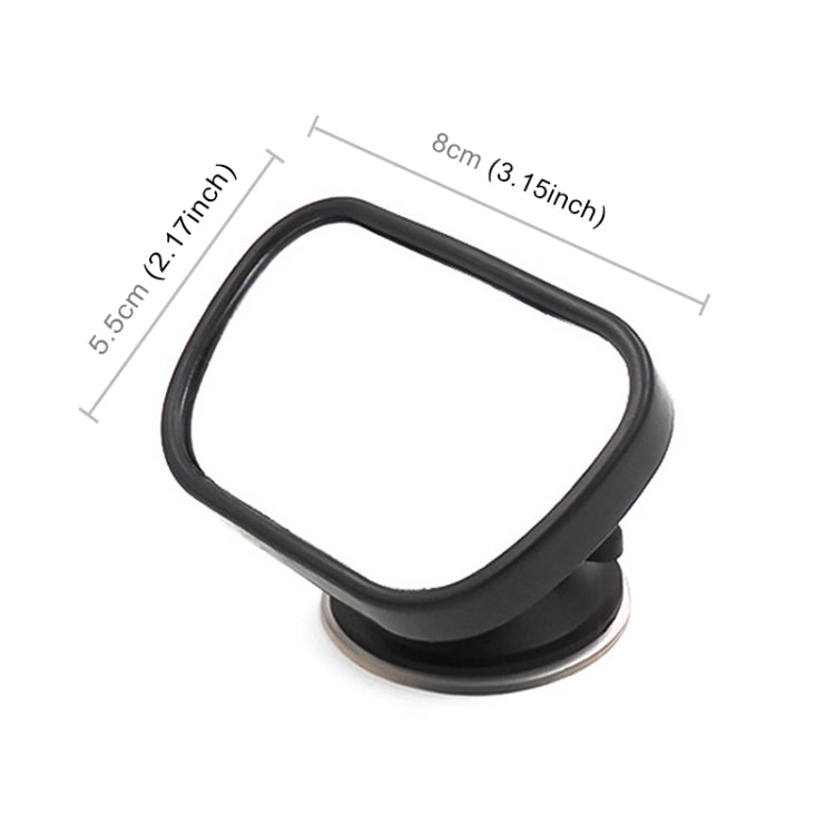 Specchietto retrovisore per osservazione del seggiolino di sicurezza per bambini da auto da 2 pezzi, Safety Seat Viewing Rearview Mirror